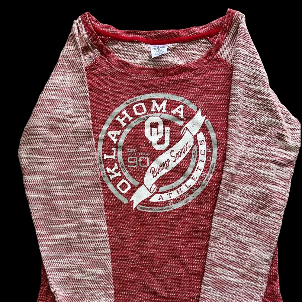 OU long sleeve youth Large 12/14